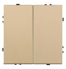 Выключатель двухклавишный без рамки Kollinger Eclipse EC-025GD