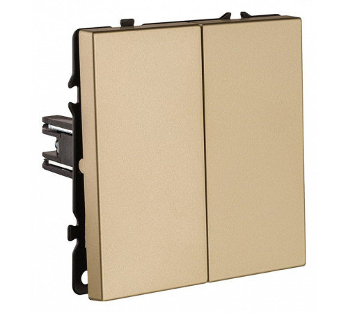 Выключатель двухклавишный без рамки Kollinger Eclipse EC-025GD