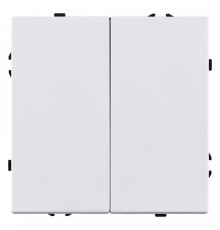 Выключатель двухклавишный без рамки Kollinger Eclipse EC-025WG