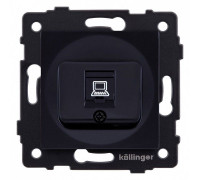 Розетка Ethernet RJ-45 без рамки Kollinger  REA-016BK