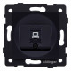 Розетка Ethernet RJ-45 без рамки Kollinger REA-016BK