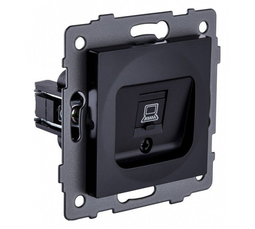 Розетка Ethernet RJ-45 без рамки Kollinger REA-016BK