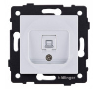Розетка Ethernet RJ-45 без рамки Kollinger  REA-016WH