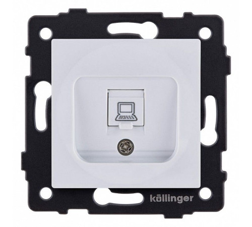 Розетка Ethernet RJ-45 без рамки Kollinger REA-016WH