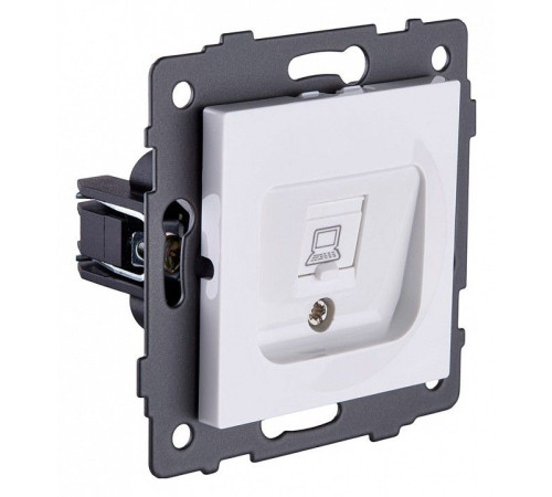 Розетка Ethernet RJ-45 без рамки Kollinger REA-016WH