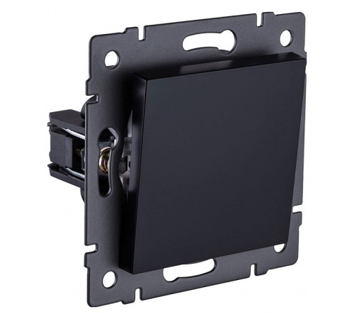 Выключатель проходной одноклавишный без рамки Kollinger REA-S-003BK