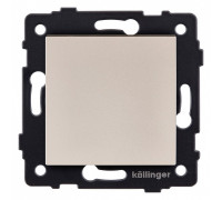 Выключатель проходной одноклавишный без рамки Kollinger  REA-S-003GD