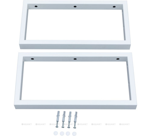Кронштейн для раковины Aquanet Магнум 450х230х40 мм белый матовый (1 шт.) 00316692