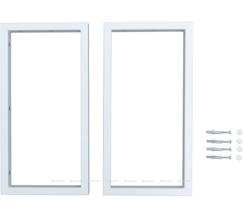 Кронштейн для раковины Aquanet Магнум 450х230х40 мм белый матовый (1 шт.) 00316692