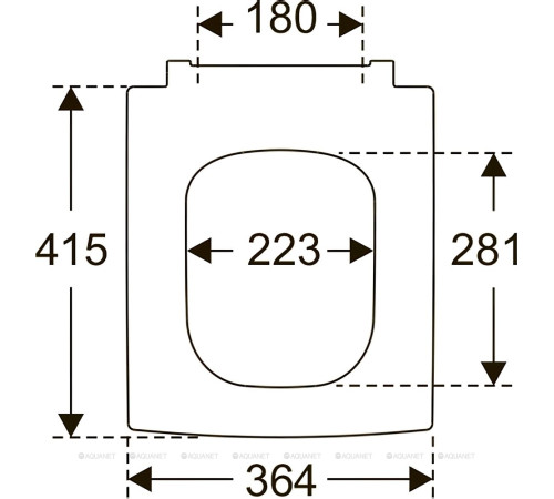 Сиденье для унитаза Villeroy & Boch Memento 2.0 Pure Black 8M24S1R7