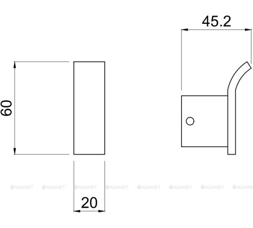 Крючок Allen Brau Infinity 6.21001-00 хром