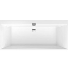 Ванна квариловая Villeroy & Boch Squaro Edge 12 170x75 см комплект с ножками и сливом-переливом UBQ170SQE2DV-01