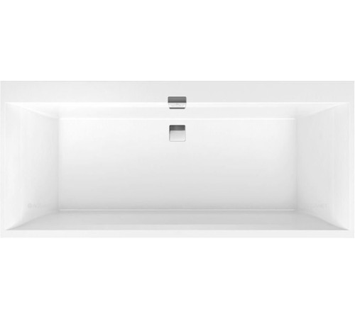 Ванна квариловая Villeroy & Boch Squaro Edge 12 170x75 см комплект с ножками и сливом-переливом UBQ170SQE2DV-01