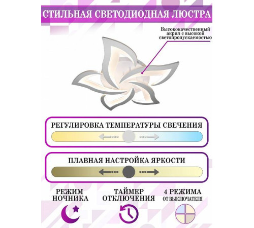 Потолочная люстра Natali Kovaltseva Smart home LED LAMPS 81212