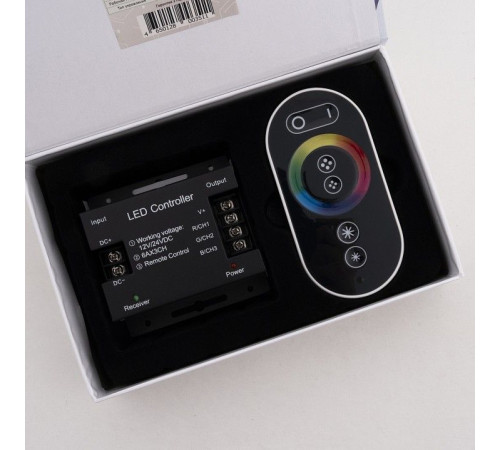 Контроллер-регулятор цвета RGB с пультом ДУ LEDS POWER TH05 003511