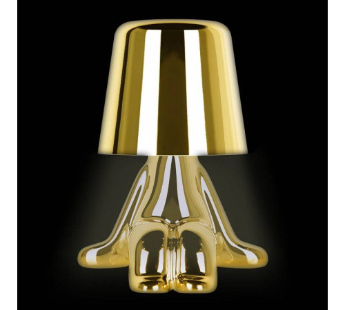 Настольная лампа декоративная Loft It Brothers золотая 10233/D Gold