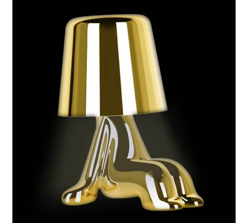 Настольная лампа декоративная Loft It Brothers золотая 10233/D Gold