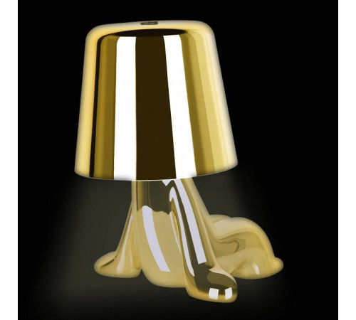 Настольная лампа декоративная Loft It Brothers золотая 10233/D Gold