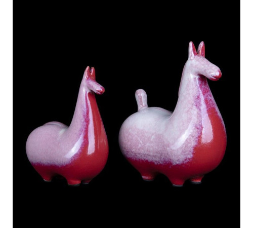 Набор из 2 статуэток Loft it Horse 10283 Red (2 pcs)