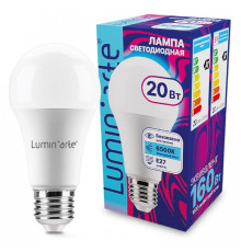Лампа светодиодная Luminarte  E27 20Вт 6500K LSTD-A60-20W6KE27