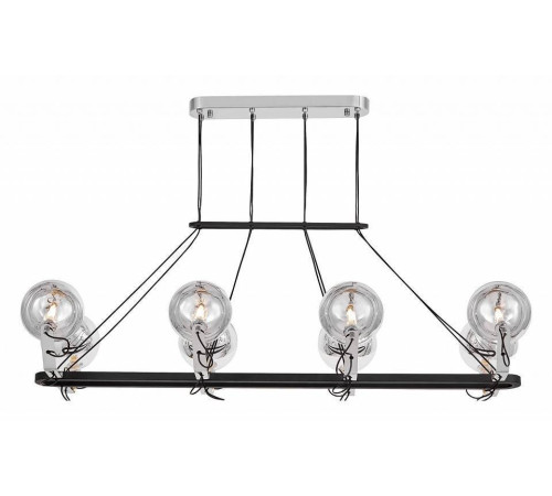 Подвесная люстра LUMINA DECO MARSEO LDP 9110-8-PR BK+CHR