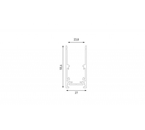 Трек накладной Lumker SY-LINK SY-LINK-20S1-2.5-BL