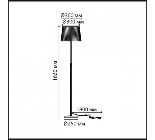 Торшер Lumion MODERNI 8302/1F