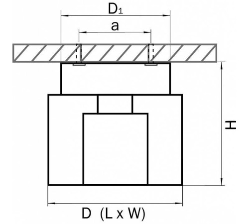 Накладной светильник Lightstar Cubo 160204-G9