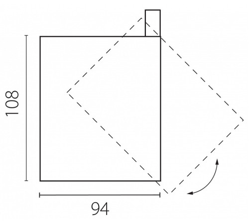 Плафон металлический Lightstar Alta Base 215446