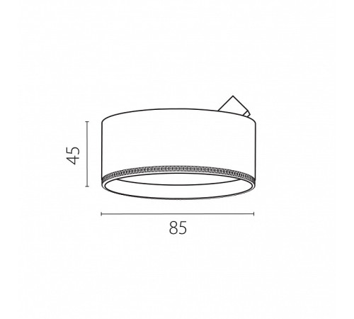 Плафон металлический Lightstar Alta Pro 215537