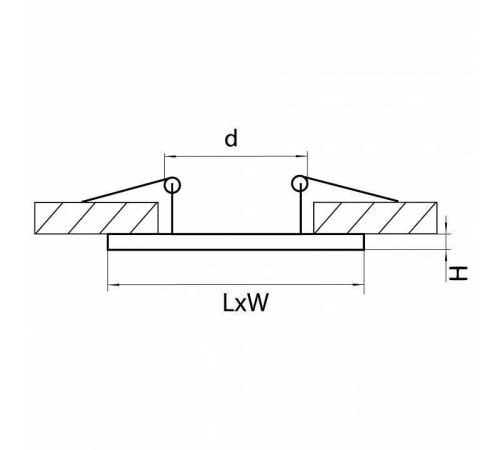 Рамка на 1 светильник Lightstar Intero 16 217517
