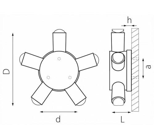 Накладной светильник Lightstar Dito 380653