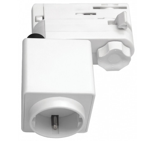 Розетка с заземлением на треке Lightstar Quattro 594006-WSA