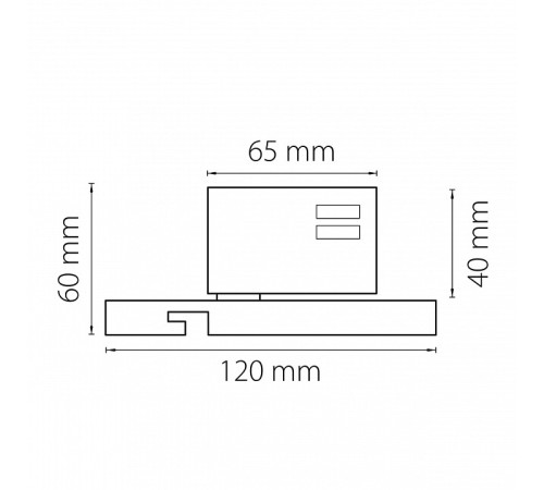 Переходник для трека Lightstar Asta 594066