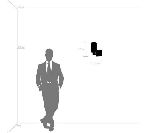 Бра Lightstar Cero 731617