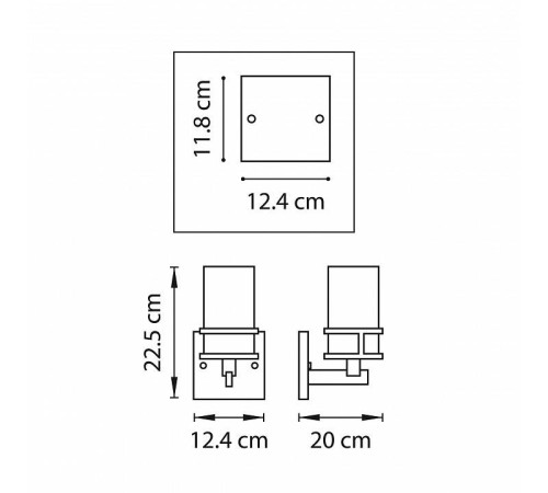 Бра Lightstar Cero 731617