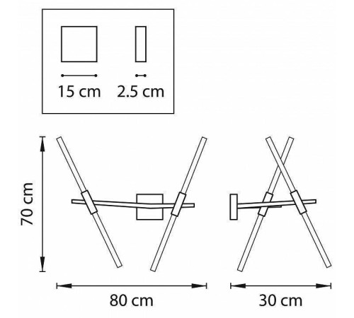 Бра Lightstar Struttura 742627