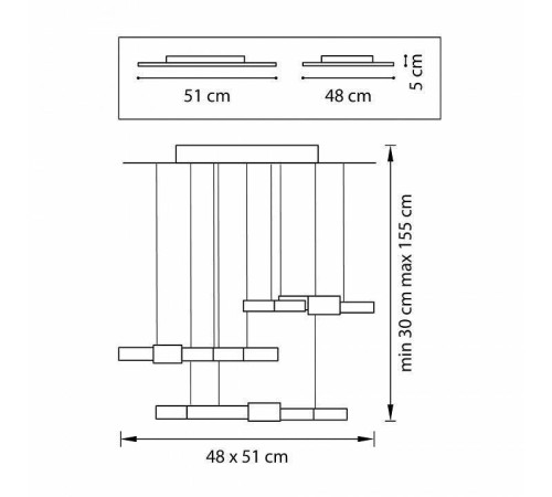 Подвесной светильник Lightstar Favo LED 750221