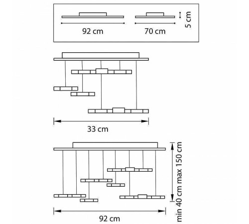 Подвесной светильник Lightstar Favo LED 750262
