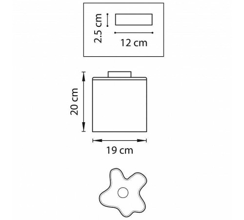 Накладной светильник Lightstar Nubi 802017