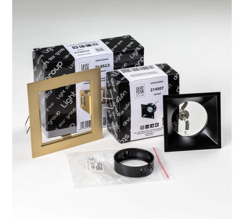 Встраиваемый светильник Lightstar Domino D51307BMOD