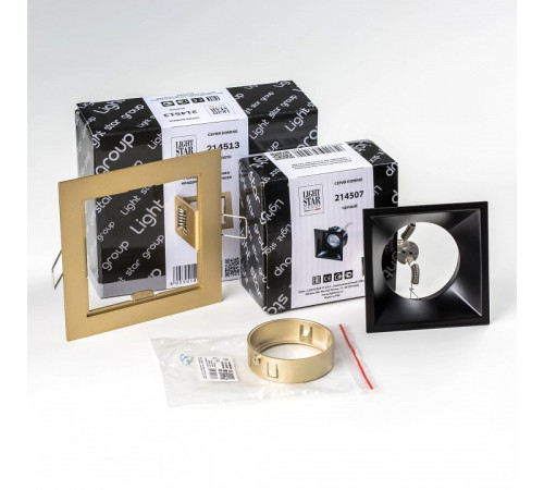 Встраиваемый светильник Lightstar Domino D51307GMOD