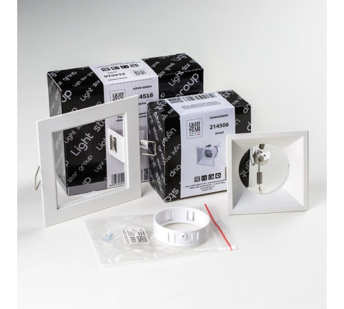 Встраиваемый светильник Lightstar Domino D51606WMOD