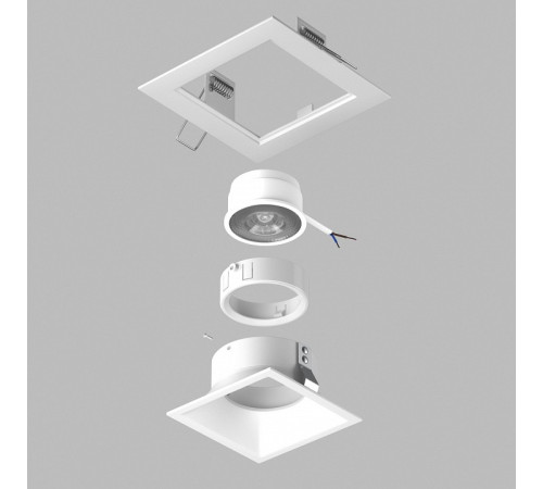 Встраиваемый светильник Lightstar Domino D51606WMOD
