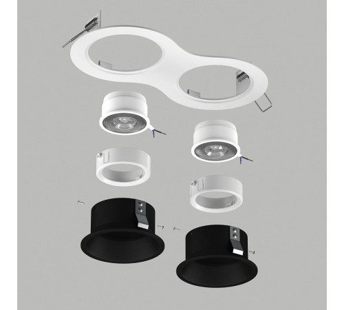 Встраиваемый светильник Lightstar Domino D6260707WMOD