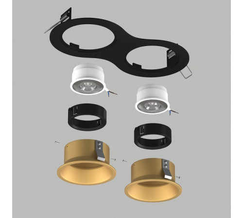 Встраиваемый светильник Lightstar Domino D6270303BMOD