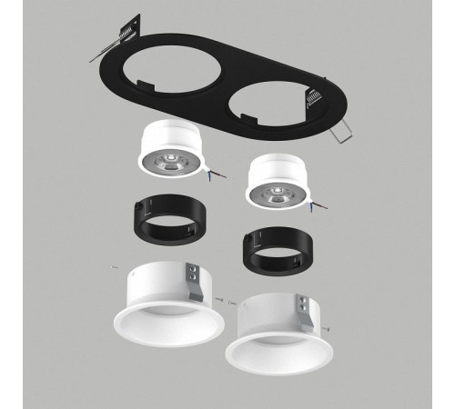 Встраиваемый светильник Lightstar Domino D6570606BMOD
