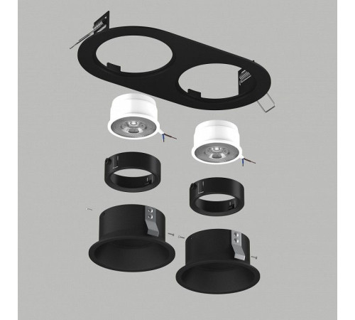 Встраиваемый светильник Lightstar Domino D6570707BMOD