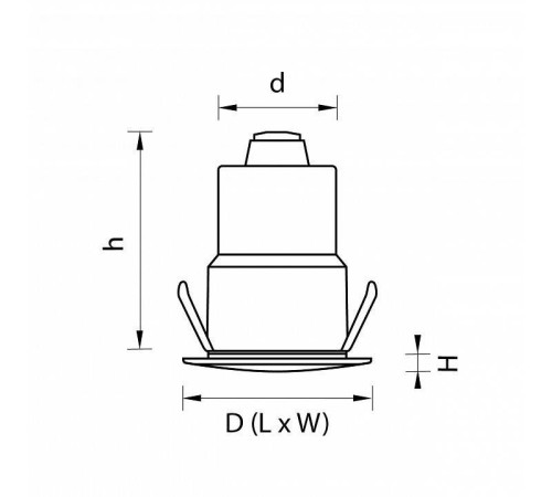 Встраиваемый светильник Lightstar Ipogeo ip384421