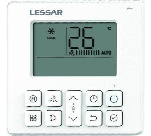 Сплит-система кассетная LESSAR инверторная LS-HE18BCWE2/LU-HE18UWE2/LZ-B4CUB
